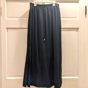 Black maxi skirt
